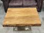 Preview: Solid wood coffee table made from recycled teak, square shape.