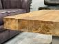 Preview: Solid wood coffee table made from recycled teak, rectangular.
