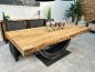 Preview: Massiver Esstisch Echtholz 220 cm Deep Island