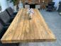 Preview: Massiver Esstisch Echtholz 220 cm Deep Island