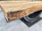 Preview: Massiver Esstisch Echtholz 220 cm Deep Island