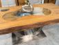 Preview: Vollholztisch Deep Island 200 cm
