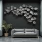 Preview: Designer Wanddekoration aus Stahlblech