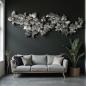 Preview: Designer Wanddekoration aus Stahlblech