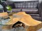 Preview: Wohnzimmertisch aus Holz Lakeside Baumscheibentisch