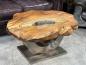 Preview: Massivholz Couchtisch Baumstamm Baumscheibe Expression Handarbeit