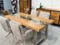 Preview: Baumkantentisch aus Altholz