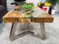 Preview: Couchtisch aus Holz Elements 100-80cm