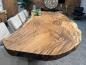 Preview: Baumscheiben Esstisch "Lakeside" aus massivem Suarholz