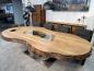 Preview: Vollholz Besprechungstisch "Fusion" aus recyceltem Teakholz