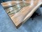 Preview: Last Item Large Conference Table / Dining Table approx. 399 x 107-133 x 75 cm made from a solid Suar wood slab