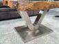 Preview: Antiker Design Sofatisch aus einem Reismörser
