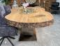 Preview: Massiver Holtisch Fusion aus recyceltem Holz