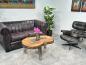 Preview: Design Sofatisch Loftstyle Altholz Edelstahl