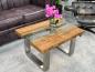 Preview: Couchtisch mit Glas Old Elements 80x60