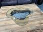 Preview: Rechteckiger Couchtisch aus Massivholz Deep Island 100 cm