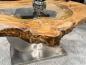 Preview: Massivholz Couchtisch Baumstamm Baumscheibe Expression Handarbeit
