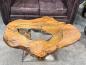 Preview: Massivholz Couchtisch Baumstamm Baumscheibe Expression Handarbeit