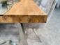 Preview: Massivholz Esstisch Elements 200 cm Teakholz mit Glaseinlage