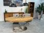 Preview: Ovaler Esstisch Konferenztisch aus Holz Sky Island