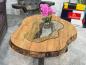 Preview: massiver Beistelltisch aus recyceltem Teakholz