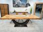 Preview: Esstisch massiver Holztisch Designtisch 250 cm