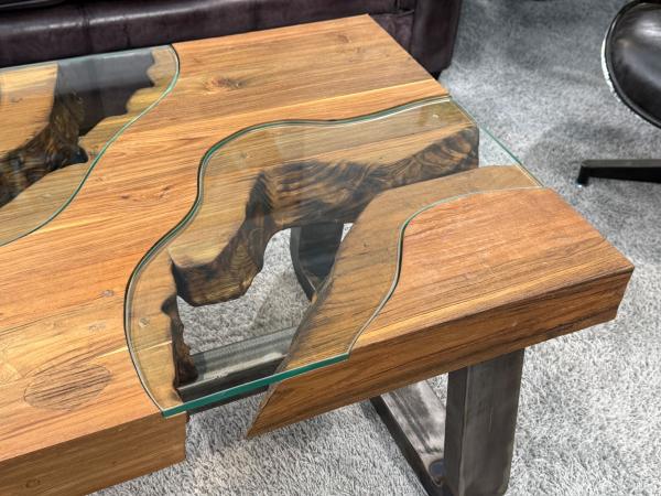 Couchtisch aus Holz Elements 100-80cm