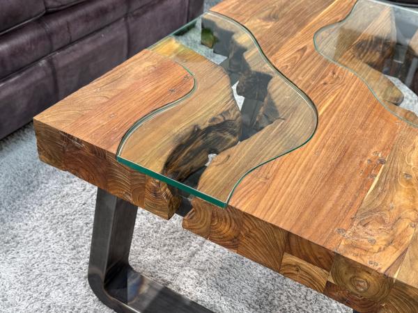 Couchtisch aus Holz Elements 100-80cm