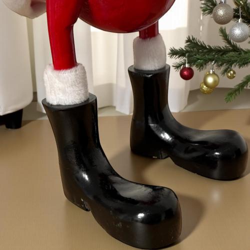 Holzente Weihnachten Dekofigur