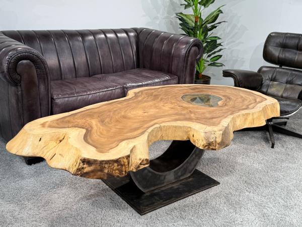 Designtisch Baumstamm Couchtisch