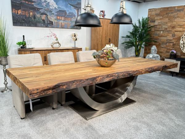 Esszimmertisch-Deep-Island-300-110-cm-mit-Halbmondgestell