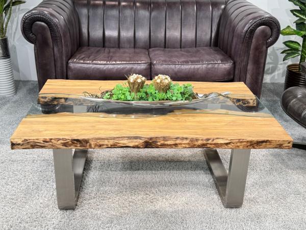 Echtholz Wohnzimmertisch Old Elements 120 x 80 cm