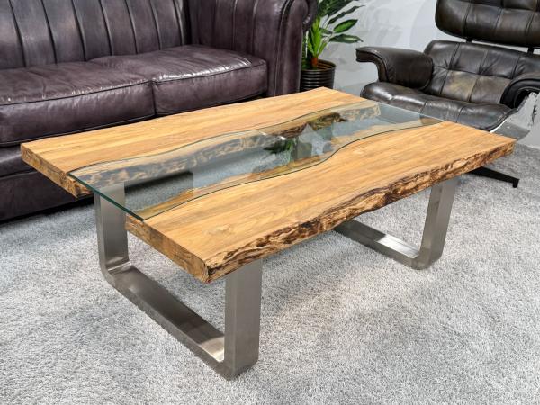 Echtholz Wohnzimmertisch Old Elements 120 x 80 cm