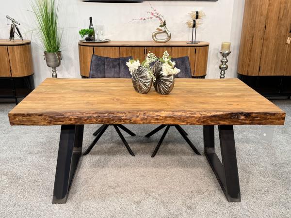 Esstisch aus Massivholz für 6 Personen 180 cm