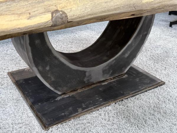 Baumstamm-Couchtisch aus Tamarindenholz, rechteckig