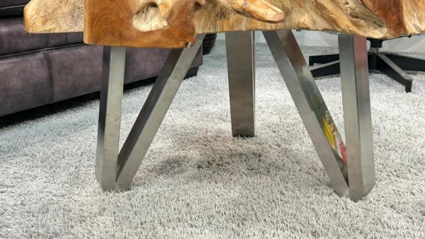 Wohnzimmertisch aus Teakholz, ca. 78 x 42 x 10 cm