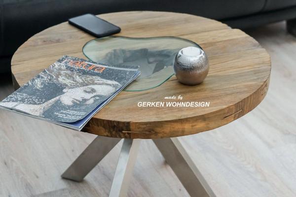 Runder Couchtisch Eternia Holz
