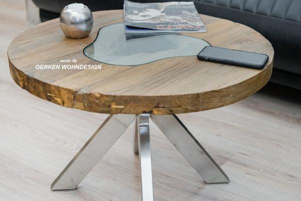 Runder Couchtisch Eternia Holz
