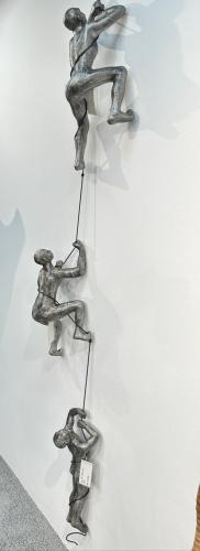 Figur Skulptur Seilkletterer Kunst