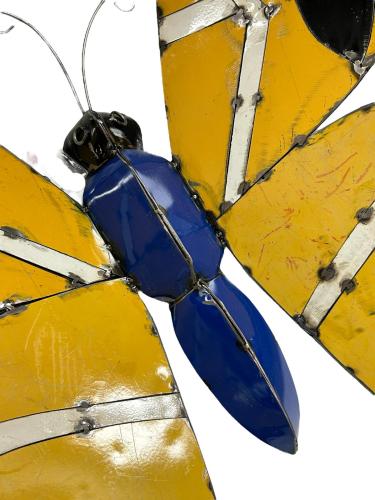 Wanddekoration Schmetterling Metall