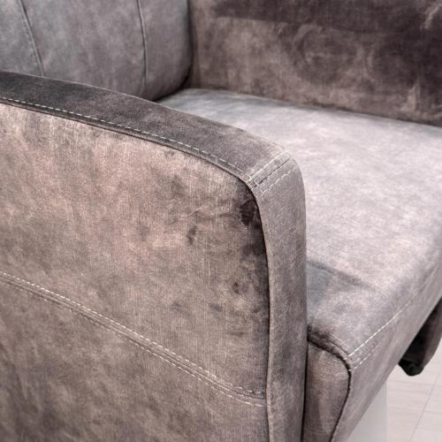 Design Esszimmerstuhl Sessel Granada samt grau