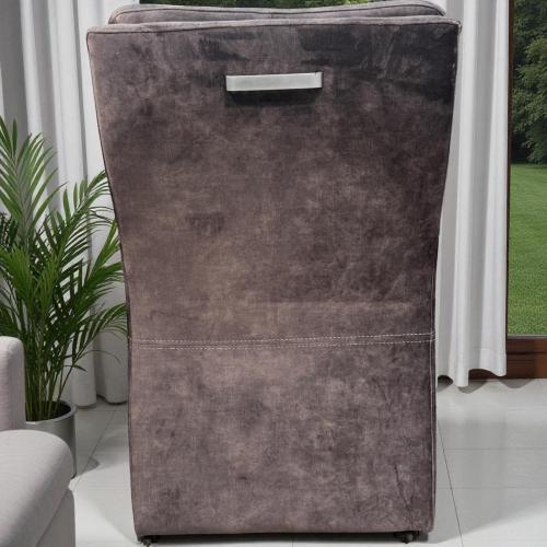 Design Esszimmerstuhl Sessel Granada samt grau