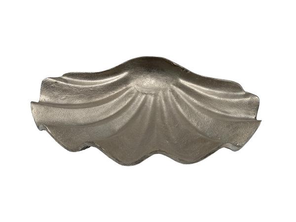 Design Tischschale Muschel aus Nickel