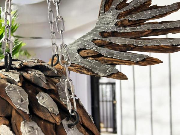 Einmalige Holzdeko Skulptur / Dekofigur "Eagle"