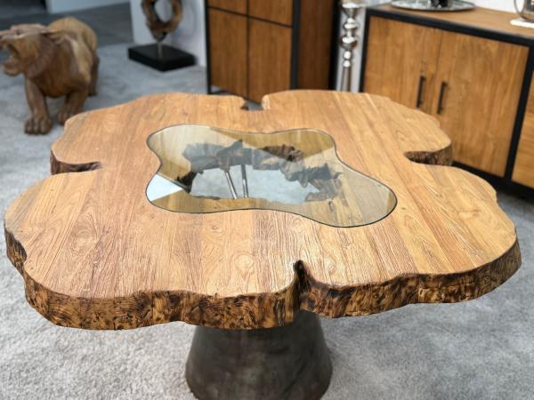 Esstisch einmalig Designtisch mit Wildkante