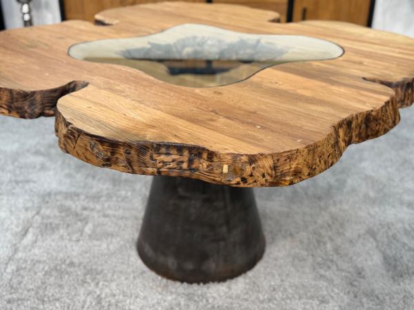 Esstisch einmalig Designtisch mit Wildkante
