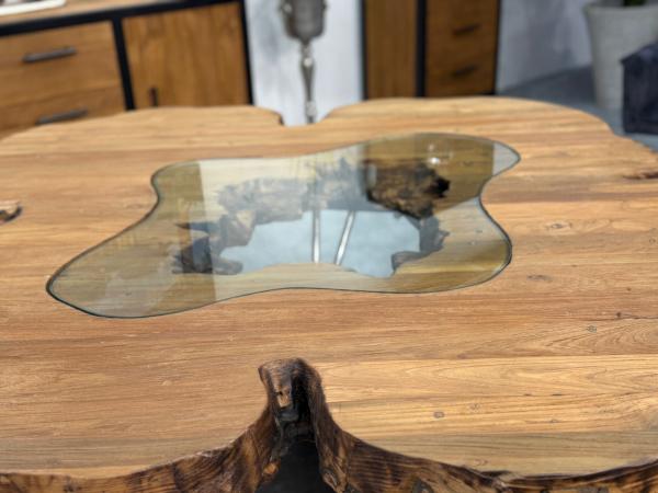Esstisch einmalig Designtisch mit Wildkante