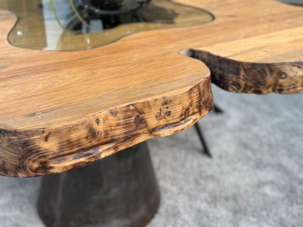 Esstisch einmalig Designtisch mit Wildkante
