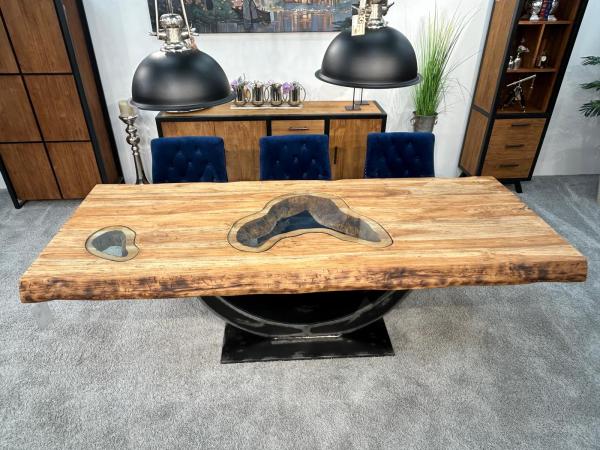 Massivholztisch Deep Island aus Altholz