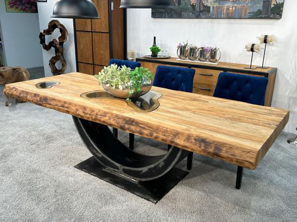 Massivholztisch Deep Island aus Altholz